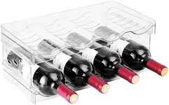 FYting Bottle Drying Rack Bottle Storage,Wine Racks Free Standing,Water Bottle Organiser,Transparent Can Holder for Sippy Cup Bubble Tea Straw Boba cup Smoothie Cup Baby Cup- 8 Bottles