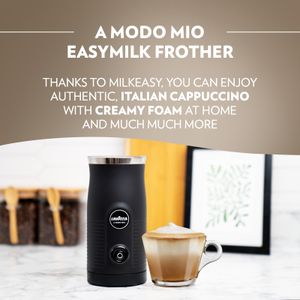 Lavazza Milk Easy Frother – Black Electric Foam Maker