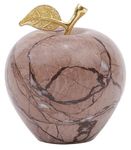 Radicaln Marble Decoration Piece Marinara 3" Inch Handmade Apple Paperweight Office Décor - Best For Teacher Desk Décor & Table Top Décor - Decorative Table