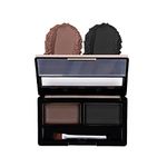 Matt Look Perfect Brow Duo-Shade Brow Powder | Water proof eye brow filler with brush | Perfect and defined brow twin colors in one small palette | Long lasting | Water proof and sweat proof -Multicolor -03