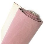 Moyishi Pink Suede Headliner Fabric with Foam Backing Material for Automotive Home Trim Seat Door Trunk Lining DIY Repair Replacement (48''X60'')