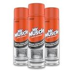 Mr Muscle Oven Cleaner, Heavy Duty Oven Cleaner & Degreaser for Burnt Grease & Food Spills, No-Scrub Formula for Quick Kitchen Cleaning, Fast-Acting Clean in Just 30 Minutes, 3 x 300ml