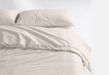 Casper Sleep Soft and Durable Supima Cotton Sheet Set, Queen, Cream