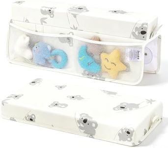 Greatbubs Comfortable Baby Bath Kneeler and Elbow Rest Pad Set - White
