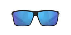 Costa Del Mar Rincon Sunglasses Shiny Black/Blue Mirror 580Glass