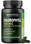 Chlorophyll Pills for Internal Cleanse & Balance, 60 Count, Internal Detox