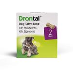 RS Pet Bayer Drontal Worming Tablet for Dogs, Pack of 2 tablets