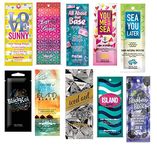 California Tan 10 New Assorted Indoor Tanning Bed Lotion Packets Samples Packettes