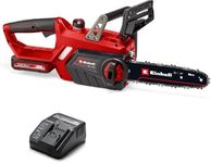 Einhell Power X-Change 18V Cordless Chainsaw With Battery and Charger - 10 Inch (25cm) Electric Chainsaw Cordless With OREGON Bar and Chain - GE-LC 18/25 Li Battery Chainsaw + 3Ah Starter Kit