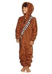 Chewbacca Boys Onesie | Star Wars Kids Onesie Brown L