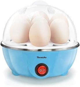 YOGITECH Instant Egg Boiler/Poacher/Coocker Machine 350 Watts | Boil upto 7 Eggs (Hard, Medium, Soft) Automatic Overheat Protection