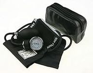 Professional Aneroid Sphygmomanometer Manual Blood Pressure Monitor for Upper Arm Adult Size Cuff Zipper Case Included, CE