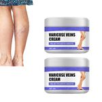 ZMMQ 1/2/3PCS Vein Care Fading Cream, Soothing Leg Cream, Varicose Veins Cream Removal Spider Veins Treatment For Legs Healing, Improve Blood Circulation, Relieve Pain Of Legs (2PCS)