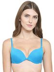 Brachy Women's Front Closure Multi-Way Padded Push-Up Bra BCA_FOPPAN07_30B_Light Blue