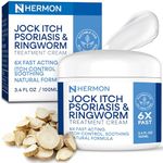 Jock Itch Cream, Psoriasis Cream, Ringworm Cream for Humans, Psoriasis Scalp, Foot & Body Balm, Provides Soothing Relief-100g