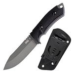 KHU Fixed Blade Knife Tactical, Hunting Knife Survival Knife D2 Steel G10 Handle, Outdoor Hunting Camping Accessories Camping Gear With Kydex Sheath