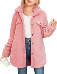 Haloumoning Girls Fuzzy Fleece Jack