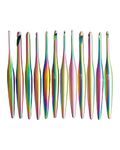 Furls Crochet Hook, Limited Edition Matte Aura Streamline Metal, Ergonomic Handle Crochet Hooks 7" (Matte, H - 5.00MM)