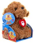 Waffle the Wonder Dog 539 3401 Soft Toy with Sound, Brown