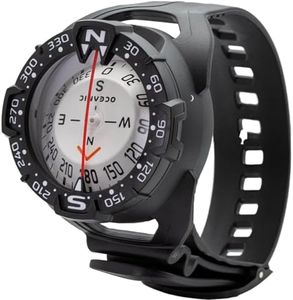 OCEANIC Maxview Compass | Large, Easy-to-Read Bearing Indicators | Available in a Variety of configurations: Wrist, Bungee, clipmount, Hose Mount and Module | Available in NH or SH | Wrist