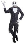 Disney Men's Jack Skellington Prestige Adult Costume, Multi, X-Large