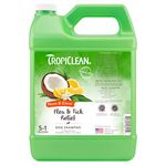 TropiClean Neem & Citrus Flea & Tick Relief Shampoo for Dogs, 1 gal - Soothing Relief from Flea & Tick Irritations, Made in The USA