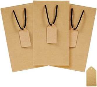 TOHOKU PRIME 2 Bottle Wine Gift Bag, 7.15x4x13 Inch, 24Pcs Double Wine Bottle Gift Bag, 2 Bottle Wine Bag, Wine Gift Bags for 2 Bottles