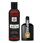 Jax of London 200ml Black Lotus Body Oil For Men And Women Inspired Body Oil, Moisturising Massage Oil for Skin, Body Oil For Dry Skin, Suitable For Massage, Aromatherapy, And Relaxation Amazing Smell