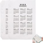 6 Holes Loose-Leaf Lined Inserts, 2