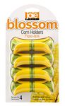 Joie Kitchen Gadgets 067742-303332 Joie Blossom Corn Holders, Stainless Steel, Red