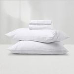 Endy Organic Cotton Sheet Set (Alpine White, Queen)