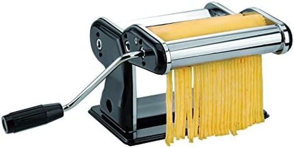 GEFU Pasta Perfetta Nero Pasta Machine, Silver/Black, 28230