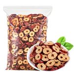 dried red dates Sweet Crispy Dates 9.87oz/280g Jujube slices Jujube Seedless Jujube Slices Can be matched wolfberry longan tea soak in water No wash ready to eat 脆红枣干280g