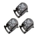 3 Pcs Eyelash Curlers Compact Size Mini Eye Lash Curling Clips Eye Lash Curlers with Silicone Pad for Home Travel Salon Beginners