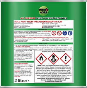Nitromors Paint Remover Gel, 2L – Heavy Duty Stripper