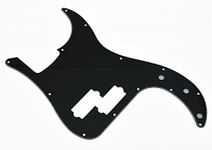 KAISH 13 Hole P Bass Style Pickguard PB Scratch Plate Bass Pickguard for USA/Mexico Precision P Bass Black 3 Ply