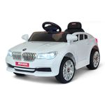MEKASHI Electric car for Kids Age 1 to 4 Years with 12V Rechargeable Battery, Remote Control, Bluetooth Music Player, LED Lights, ISI Mark, MKS005-White