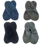 GIEEU 4 Pairs Reusable Non-Slip Overshoes Cover, Comfortable and Breathable Mesh Upper Shoe Home Dust Covers, Protect Carpeted Floors When Friends Come to Visit or Mopping