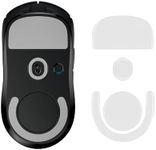 kwmobile Mouse Feet Replacement Compatible with Logitech G PRO X Superlight 2 Computer Mouse Skates Sticker - White