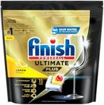 Finish Ultimate Plus All in 1 Dishwasher Tablets, Lemon Sparkle, 105 Tablets