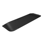 LIEKUMM Threshold Ramp, 3.8cm Rise Wheelchair Transition Ramp, Non-Slip Rubber Mobility Door Ramp, Ramp for Wheelchairs, Scooter, Rollator,1000 kg Capacity