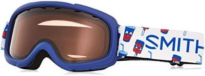 Smith (SMIZD) Unisex Youth Gambler Air Ski Goggles Without Chroma Pop, Ski Goggles Without Chroma Pop., BLU Showtime, Youth Fit - Klein/mittelgroß