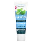 Jason Powersmile Fluoride-Free Peppermint Fresh Breath Toothpaste 4.2 Oz, (Packaging May Vary)