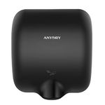 anydry 2800 Commercial Hand Dryer,Heavy Duty Stainless Steel Hand Dryers,Electric Hand Dryer For Toilet.(Matte Black)