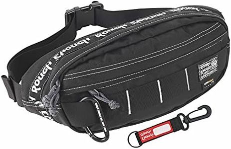 Rough Enough Mens Fanny Pack Crossbody Bag Hunting Waist Pack for Men, Black, 14 x 3 x 5.5 inch, Tactical