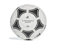 Adidas Men Tango Rosario Ball - White/Black/Black, Size 5