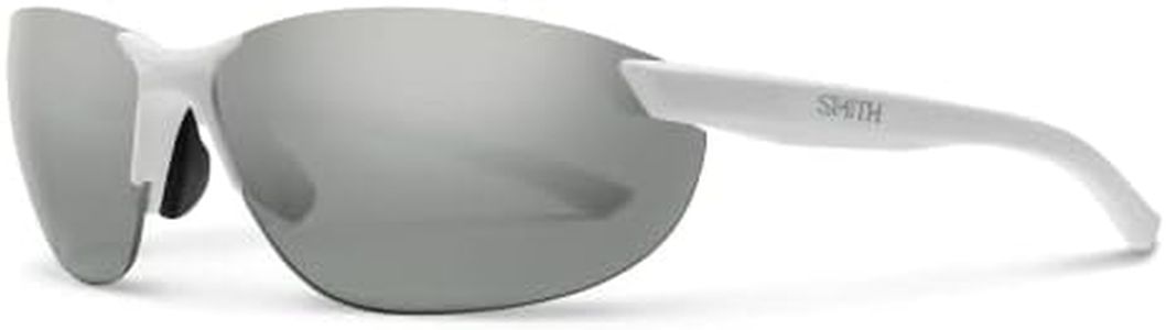 Smith Optics Parallel 2 Carbonic Polarized Sunglasses, Matte White/Carbonic Polarized Platinum/Ignitor