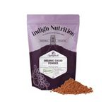 Indigo Herbs Organic Cacao Powder 1kg | Theobroma Cacao | Vegan & Pure | Unrefined & Unsweetened | Dairy & GMO Free