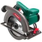 HYCHIKA Circular Saw,1300W 4500RPM with Saw Blade (24T 185mm), Maximum Cutting Depth 65mm (90º), 45mm (45º) for Cutting Wood and Plastic
