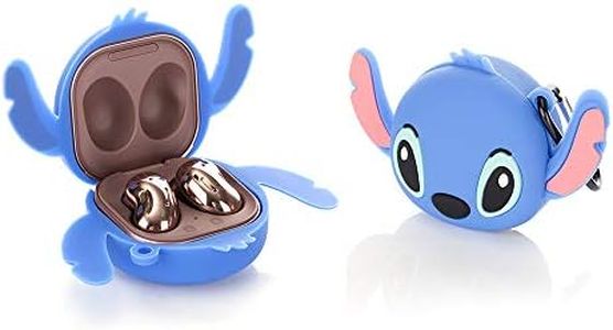 Suublg Silicone Case for Samsung Galaxy Buds FE (2023) / Buds2 Pro (2022) / Buds 2 (2021) / Buds Pro (2021) / Buds Live (2020) Earbuds with Cute Cartoon Skin Design for Charging Protection Cover